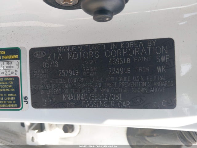 KIA Cadenza Premium 2014 KNALN4D76E5127081 Image 9