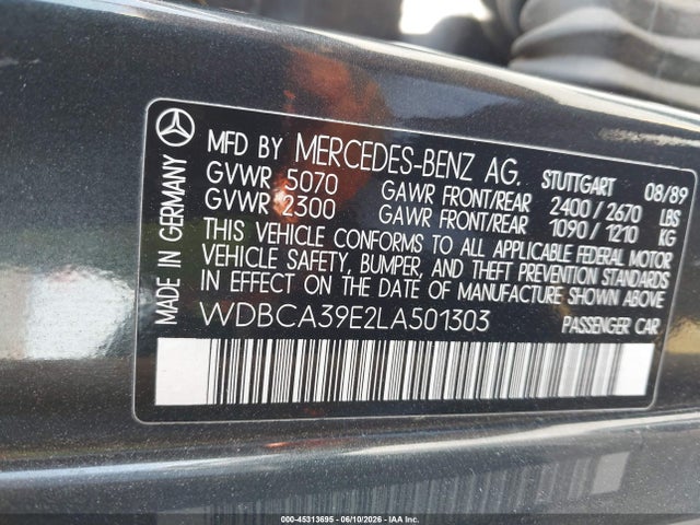 Продаж на аукціоні авто 1990 Mercedes-benz 560 Sel, vin: WDBCA39E2LA501303, номер лоту: 45313695