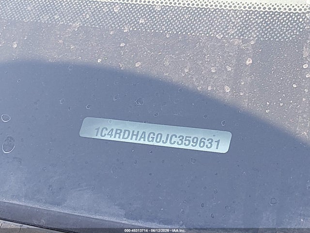 1C4RDHAG0JC359631 Dodge Durango Sxt