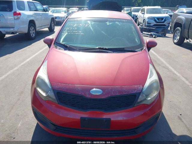 Aukcja sprzedaży 2013 Kia Rio Lx, vin: KNADM4A3XD6215455, numer aukcji: 45313781