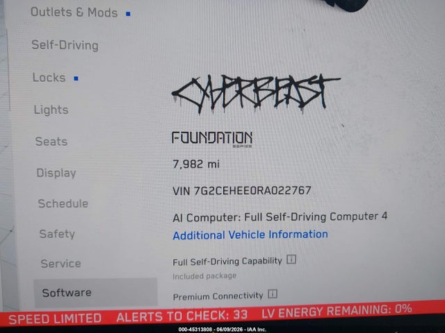 Продажа на аукционе авто 2024 Tesla Cybertruck Cyberbeast, vin: 7G2CEHEE0RA022767, номер лота: 45313808