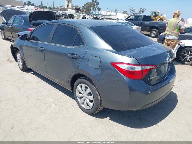 2015 Toyota Corolla Le მანქანა იყიდება აუქციონზე, vin: 5YFBURHE2FP365103, აუქციონის ნომერი: 45313842
