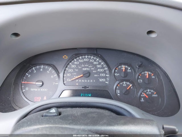 45313874 :رقم المزاد ، 1GNDT13SX62238700 vin ، 2006 Chevrolet Trailblazer Ls مزاد بيع