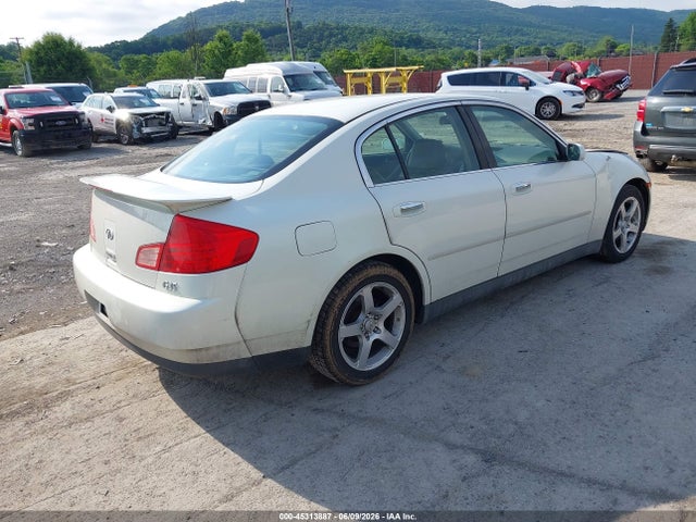 2003 Infiniti G35 Luxury Leather მანქანა იყიდება აუქციონზე, vin: JNKCV51E33M013861, აუქციონის ნომერი: 45313887