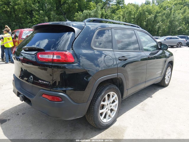 2016 Jeep Cherokee Sport მანქანა იყიდება აუქციონზე, vin: 1C4PJLAB0GW376279, აუქციონის ნომერი: 45313908