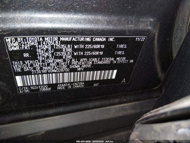 Toyota Rav4 Trd Off Road 2022 2T3S1RFV0NW328700 Image 9