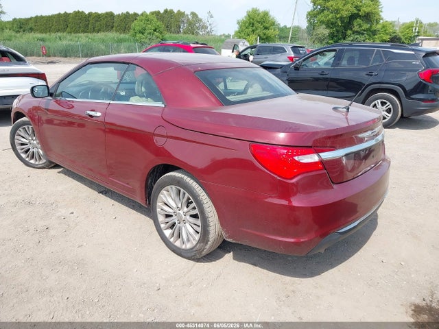 Продажа на аукционе авто 2011 Chrysler 200 Limited, vin: 1C3BC7EG8BN614349, номер лота: 45314074
