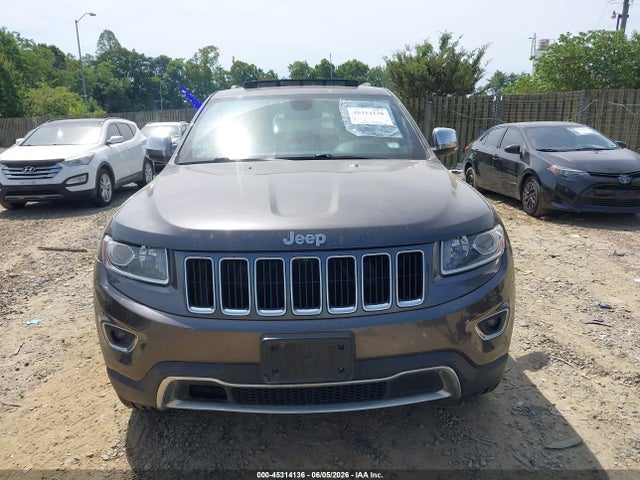 Продаж на аукціоні авто 2014 Jeep Grand Cherokee Limited, vin: 1C4RJFBGXEC400624, номер лоту: 45314136