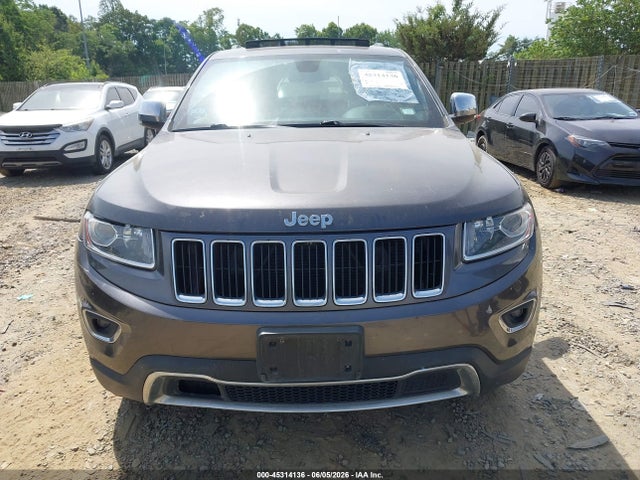 Продаж на аукціоні авто 2014 Jeep Grand Cherokee Limited, vin: 1C4RJFBGXEC400624, номер лоту: 45314136