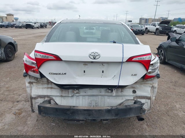 45314164 :رقم المزاد ، 5YFBURHE6FP294326 vin ، 2015 Toyota Corolla Le مزاد بيع
