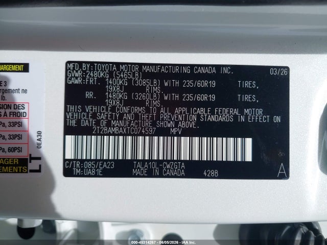 Lexus RX 350 2026 2T2BAMBAXTC074597 Image 9