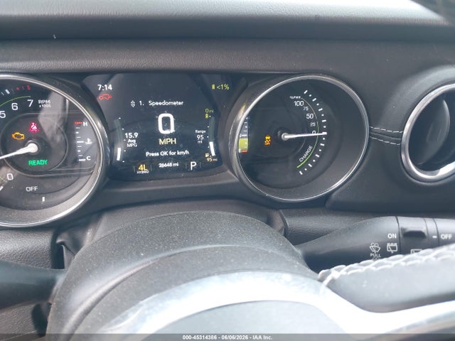 Продажа на аукционе авто 2023 Jeep Wrangler 4xe Sahara 4x4, vin: 1C4JJXP62PW683539, номер лота: 45314386