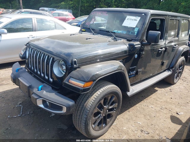 Продажа на аукционе авто 2023 Jeep Wrangler 4xe Sahara 4x4, vin: 1C4JJXP62PW683539, номер лота: 45314386