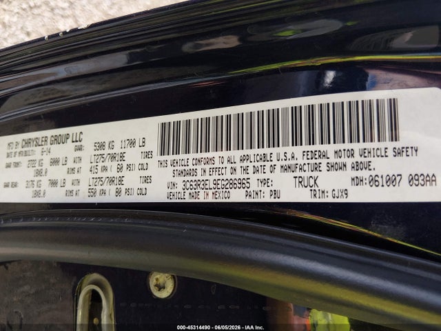 RAM 3500 Laramie 2014 3C63R3EL9EG286965 Image 9