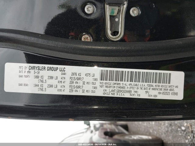 Aukcja sprzedaży 2010 Jeep Patriot Sport, vin: 1J4NF1GB9AD620089, numer aukcji: 45314536