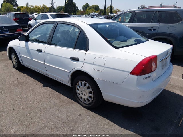 2001 Honda Civic Lx მანქანა იყიდება აუქციონზე, vin: 2HGES16541H545609, აუქციონის ნომერი: 45314652