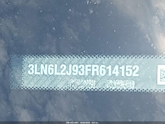 Продаж на аукціоні авто 2015 Lincoln Mkz, vin: 3LN6L2J93FR614152, номер лоту: 45314657