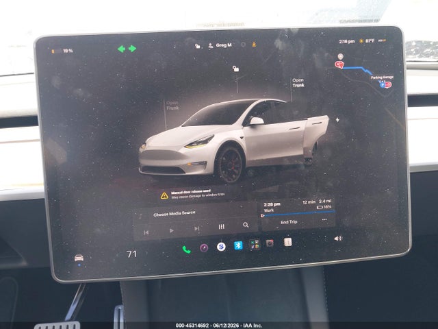Auction sale of the 2024 Tesla Model Y Performance Dual Motor All-wheel Drive, vin: 7SAYGDEF9RF126958, lot number: 45314692
