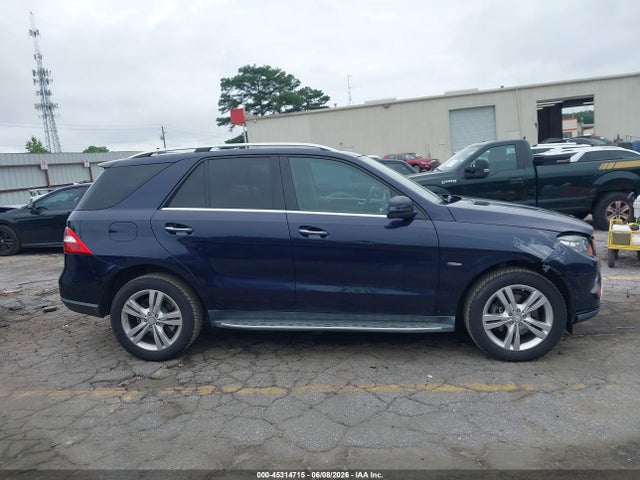 45314715 :رقم المزاد ، 4JGDA5HBXCA024477 vin ، 2012 Mercedes-benz Ml 350 4matic مزاد بيع