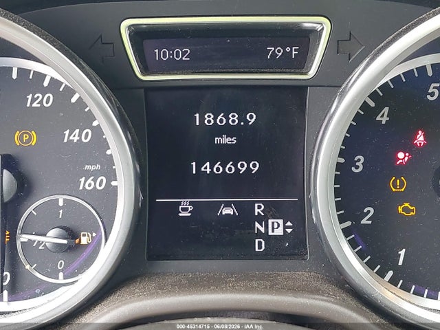 45314715 :رقم المزاد ، 4JGDA5HBXCA024477 vin ، 2012 Mercedes-benz Ml 350 4matic مزاد بيع