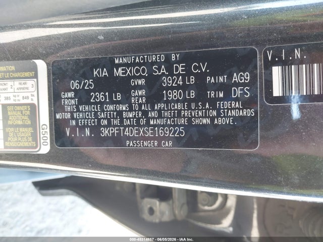 KIA K4 Lxs 2025 3KPFT4DEXSE169225 Image 9