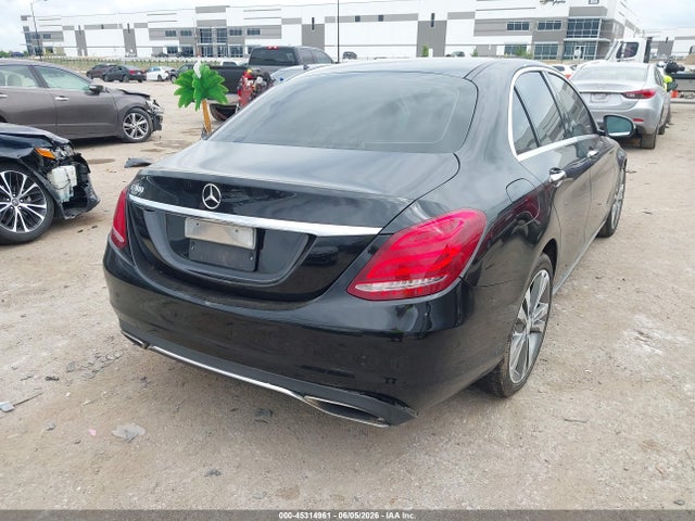 Продажа на аукционе авто 2016 Mercedes-benz C 300, vin: WDDWF4JB7GR153468, номер лота: 45314961