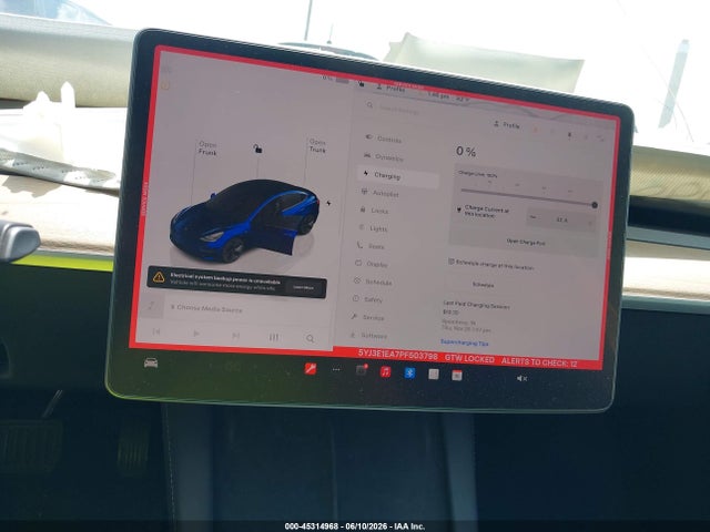 Продажа на аукционе авто 2023 Tesla Model 3 Rear-wheel Drive, vin: 5YJ3E1EA7PF503798, номер лота: 45314968