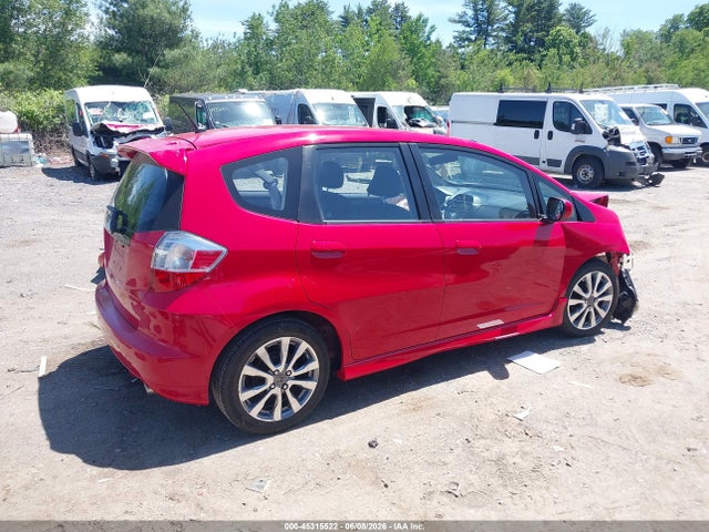 2013 Honda Fit Sport მანქანა იყიდება აუქციონზე, vin: JHMGE8H54DC060705, აუქციონის ნომერი: 45315522
