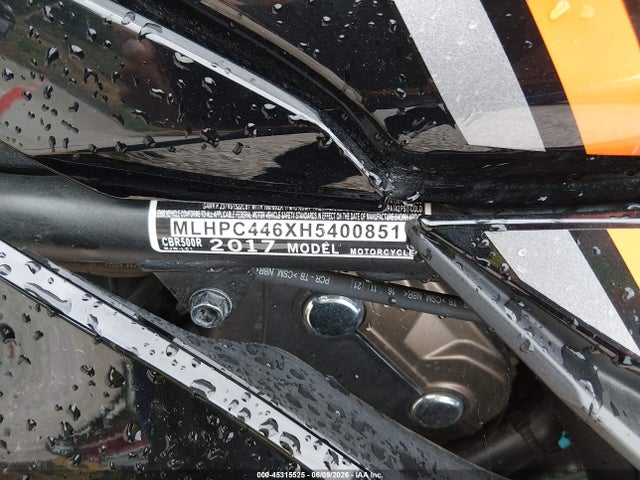 Honda Cbr500 R 2017 MLHPC446XH5400851 Image 10