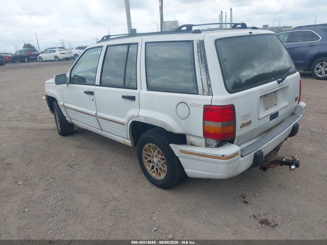 1994 Jeep Grand Cherokee Limited მანქანა იყიდება აუქციონზე, vin: 1J4GZ78Y3RC200478, აუქციონის ნომერი: 45315565