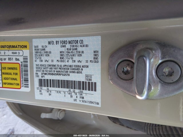 3FMCR9B65RRF02570 Ford Bronco Sport Big Bend