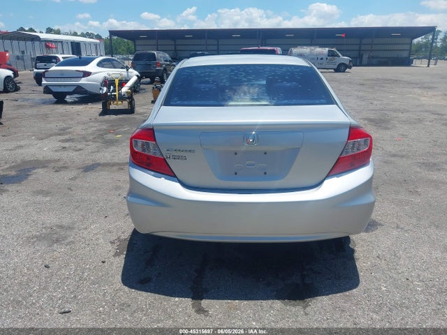 2012 Honda Civic Ex მანქანა იყიდება აუქციონზე, vin: 19XFB2F89CE041154, აუქციონის ნომერი: 45315697