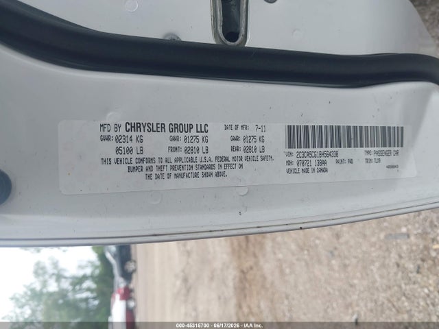 Продажа на аукционе авто 2011 Chrysler 300 Limited, vin: 2C3CA5CG1BH564338, номер лота: 45315700