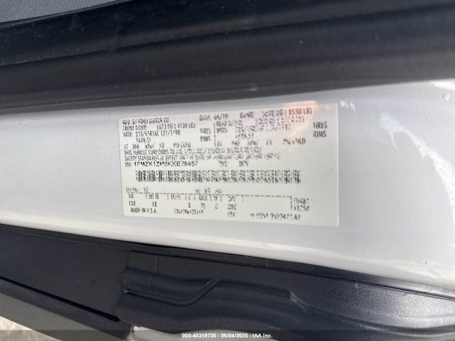 Продажа на аукционе авто 2019 Ford Transit-150 Xl, vin: 1FMZK1ZM6KKB28467, номер лота: 45315730