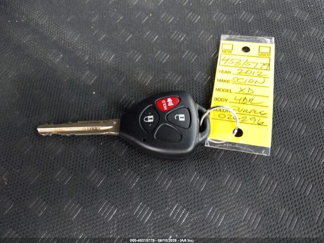 45315779 :رقم المزاد ، JTKKU4B45C1026296 vin ، 2012 Scion Xd مزاد بيع