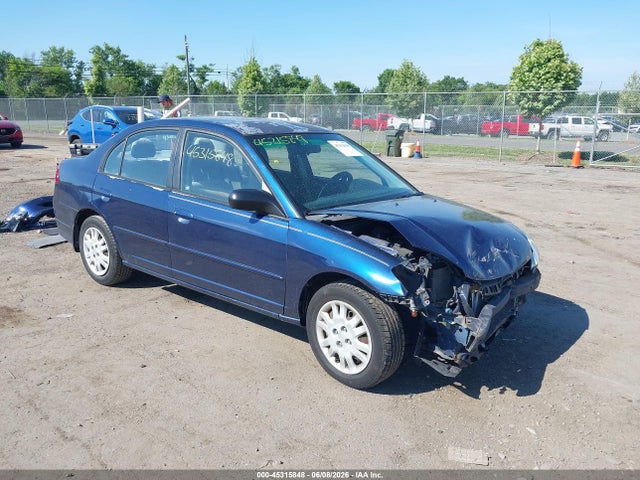 Продаж на аукціоні авто 2005 Honda Civic Lx, vin: 2HGES16545H554297, номер лоту: 45315848
