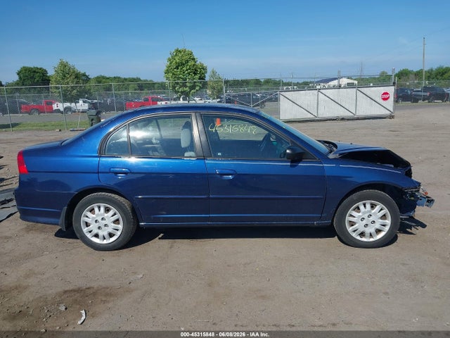 Aukcja sprzedaży 2005 Honda Civic Lx, vin: 2HGES16545H554297, numer aukcji: 45315848