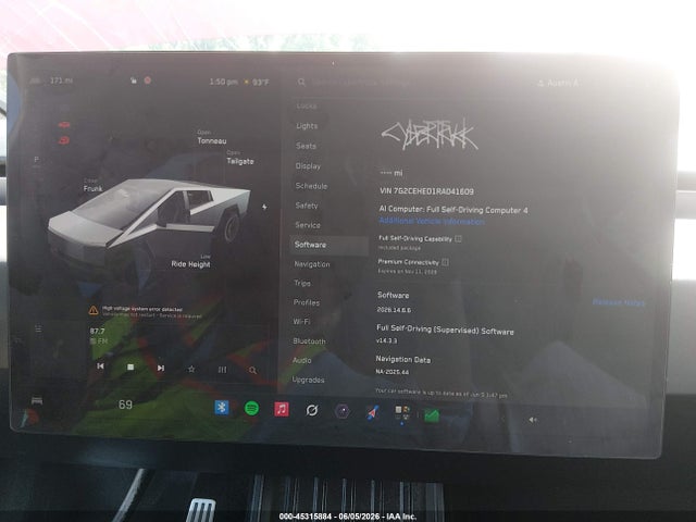 Aukcja sprzedaży 2024 Tesla Cybertruck All-wheel Drive, vin: 7G2CEHED1RA041609, numer aukcji: 45315884