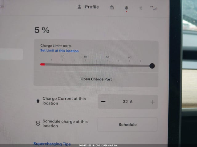 45315914 :رقم المزاد ، 5YJ3E1EA1PF596592 vin ، 2023 Tesla Model 3 Rear-wheel Drive مزاد بيع