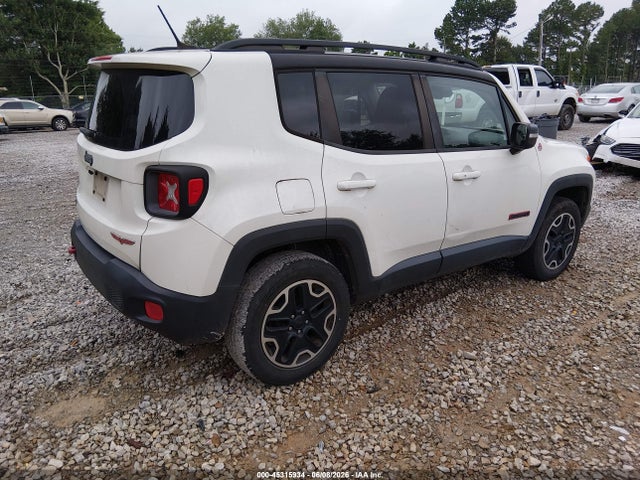 Aukcja sprzedaży 2016 Jeep Renegade Trailhawk, vin: ZACCJBCT8GPD74937, numer aukcji: 45315934