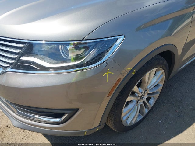 45316041 :رقم المزاد ، 2LMPJ8LR6GBL29752 vin ، 2016 Lincoln Mkx Reserve مزاد بيع