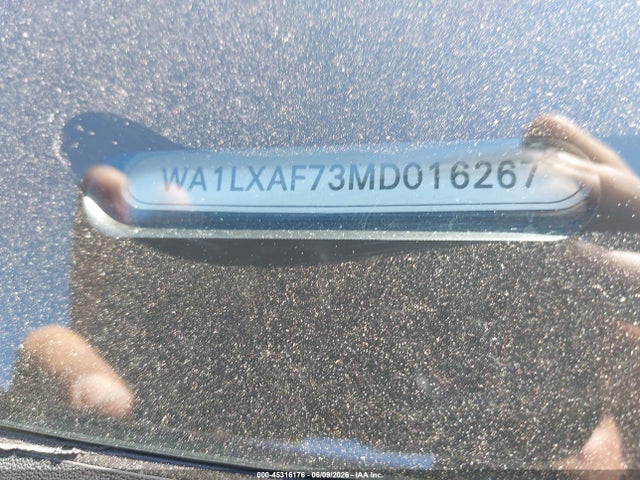 Продаж на аукціоні авто 2021 Audi Q7 Premium Plus 55 Tfsi Quattro Tiptronic, vin: WA1LXAF73MD016267, номер лоту: 45316176