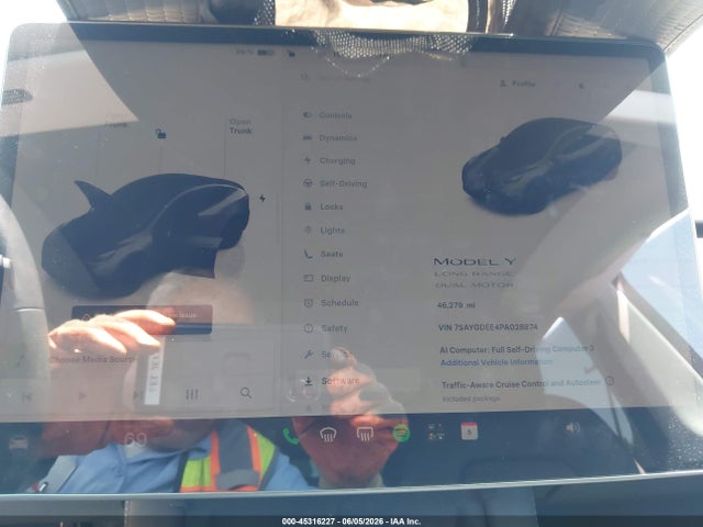 Aukcja sprzedaży 2023 Tesla Model Y, vin: 7SAYGDEE4PA028874, numer aukcji: 45316227