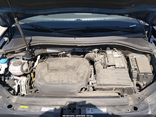 2018 Volkswagen Tiguan 2.0t S მანქანა იყიდება აუქციონზე, vin: 3VV1B7AXXJM115241, აუქციონის ნომერი: 45316232