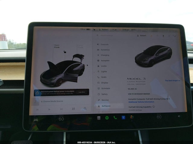 Tesla Model 3 Long Range/performance 2019 5YJ3E1EB4KF386084 Image 7