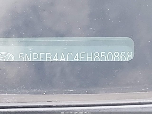 Aukcja sprzedaży 2014 Hyundai Sonata Gls, vin: 5NPEB4AC4EH850868, numer aukcji: 45316400