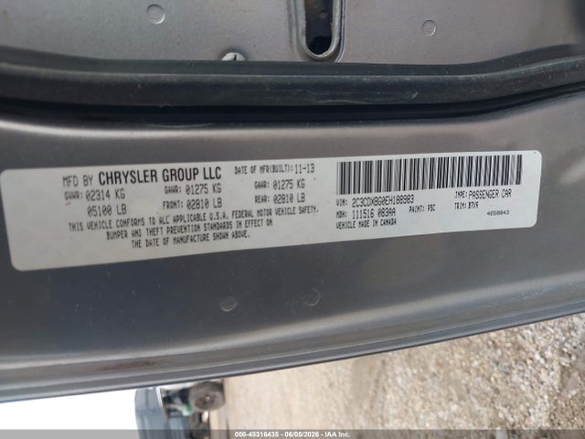 Aukcja sprzedaży 2014 Dodge Charger Se, vin: 2C3CDXBG0EH188983, numer aukcji: 45316435