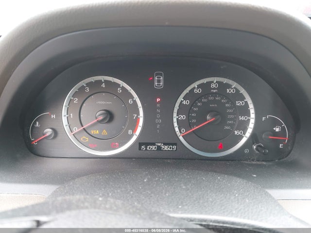 45316538 :رقم المزاد ، 1HGCP26738A109004 vin ، 2008 Honda Accord 2.4 Ex مزاد بيع