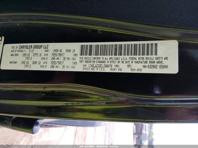 Продаж на аукціоні авто 2012 Jeep Wrangler Unlimited Sport, vin: 1C4BJWDG8CL208470, номер лоту: 45316586