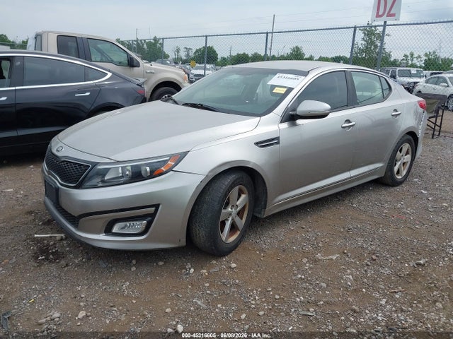 2014 Kia Optima Lx მანქანა იყიდება აუქციონზე, vin: KNAGM4A75E5519350, აუქციონის ნომერი: 45316605